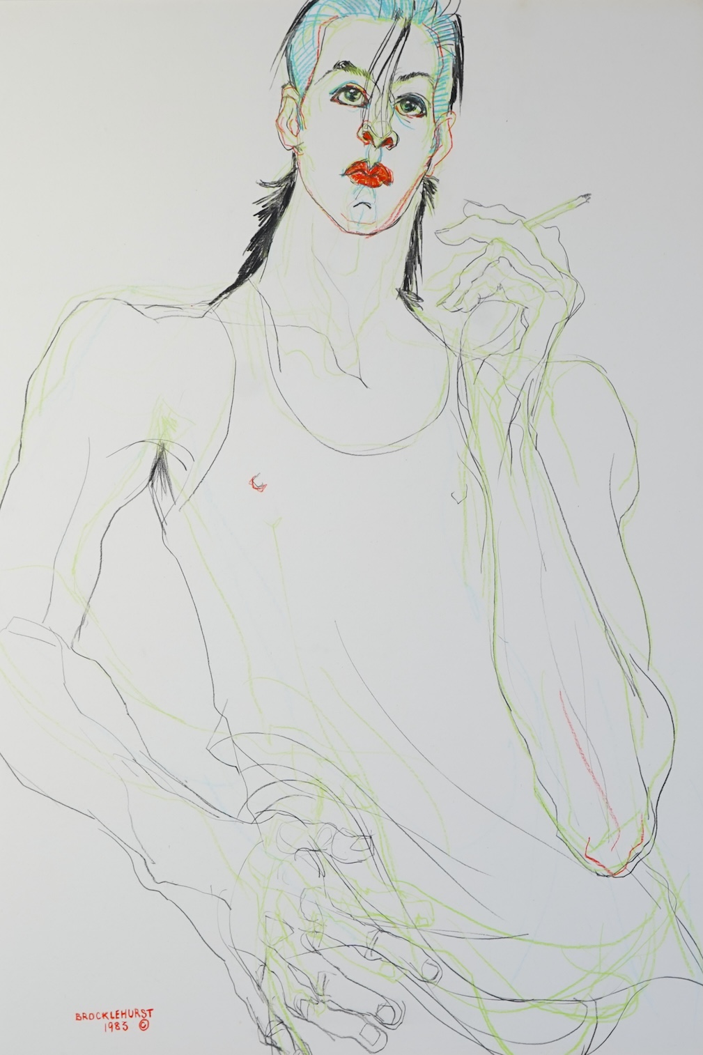 Jo Brocklehurst, 1935-2006, Study of a New Romantic